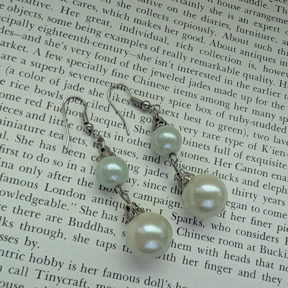 Elegant Pearl Drop Earrings